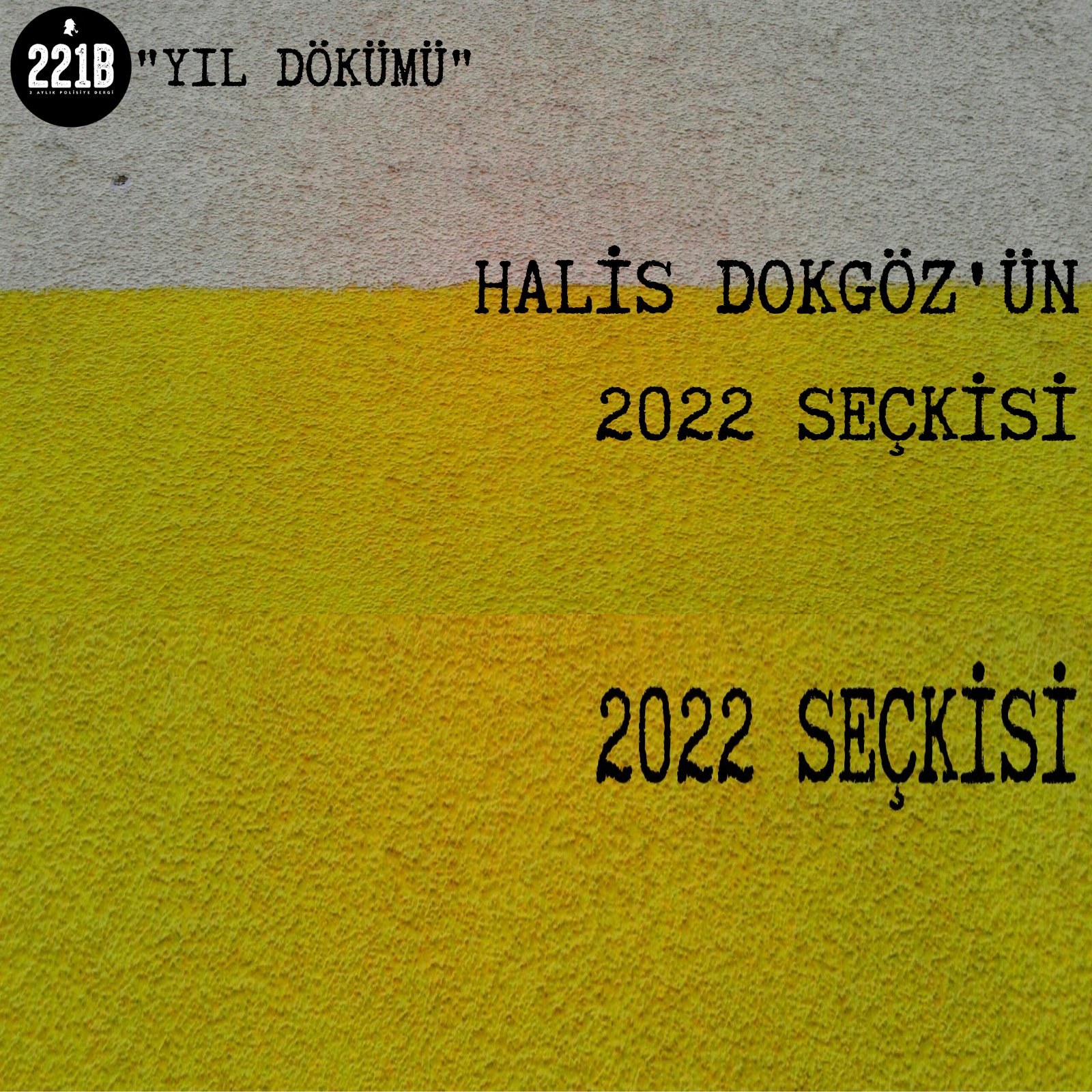 221B DERGİ “Yıl Dökümü”: Halis Dokgöz’ün 2022 Seçkisi